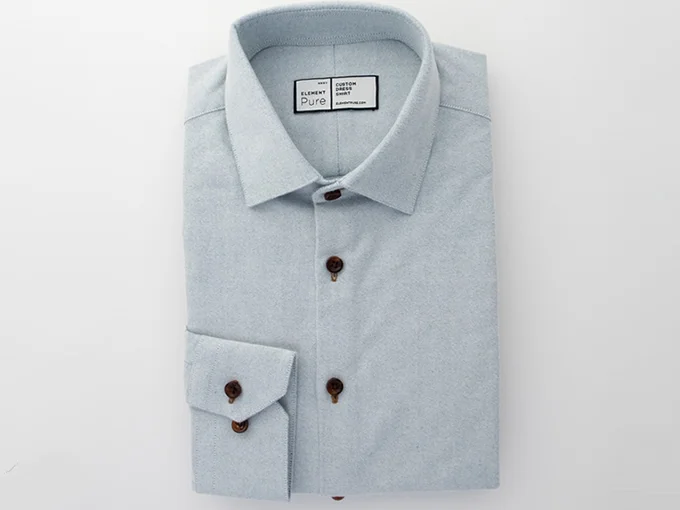 AI Tailored Nanotech Dress Shirt
