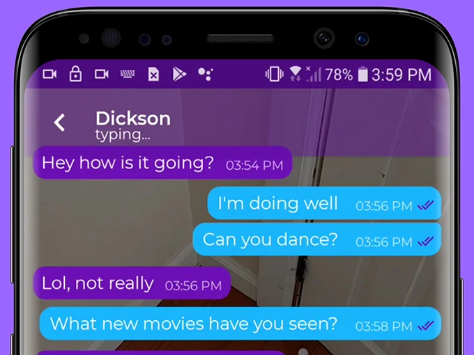 Smango AR messaging app